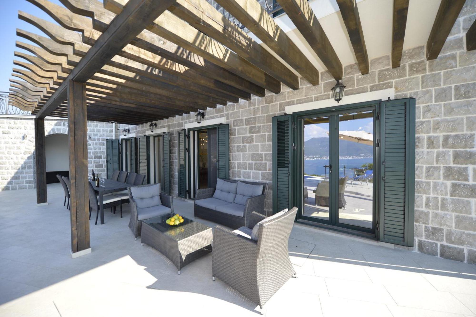 Villa Vista Azzurra Tivat Exterior foto