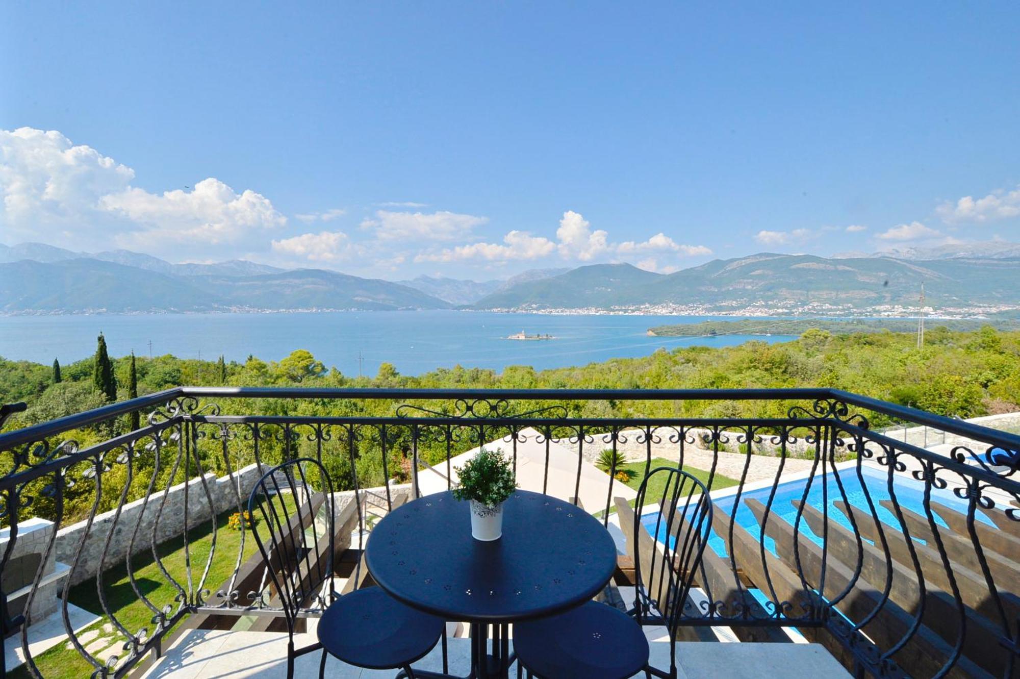 Villa Vista Azzurra Tivat Exterior foto