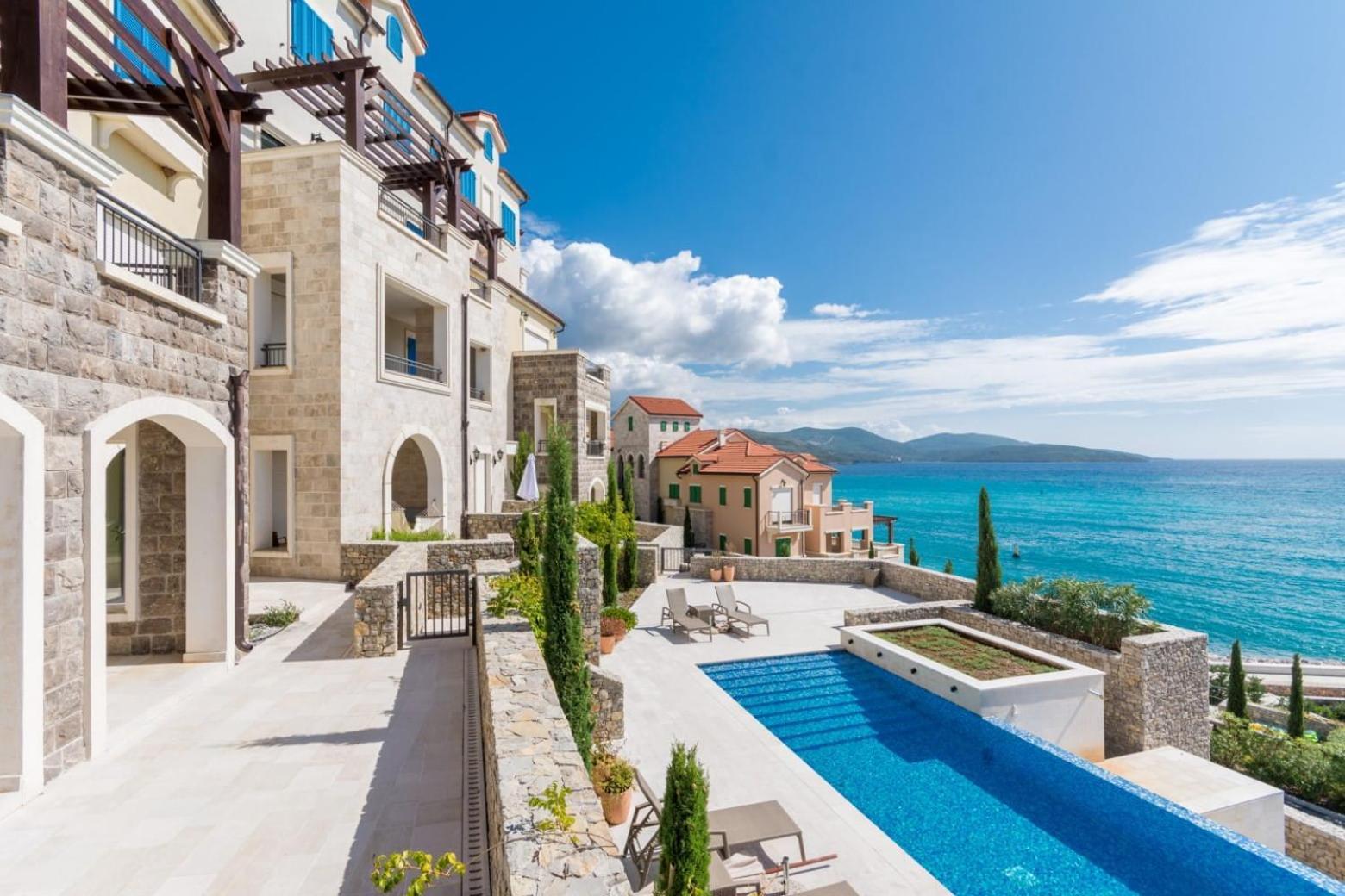 Villa Vista Azzurra Tivat Exterior foto